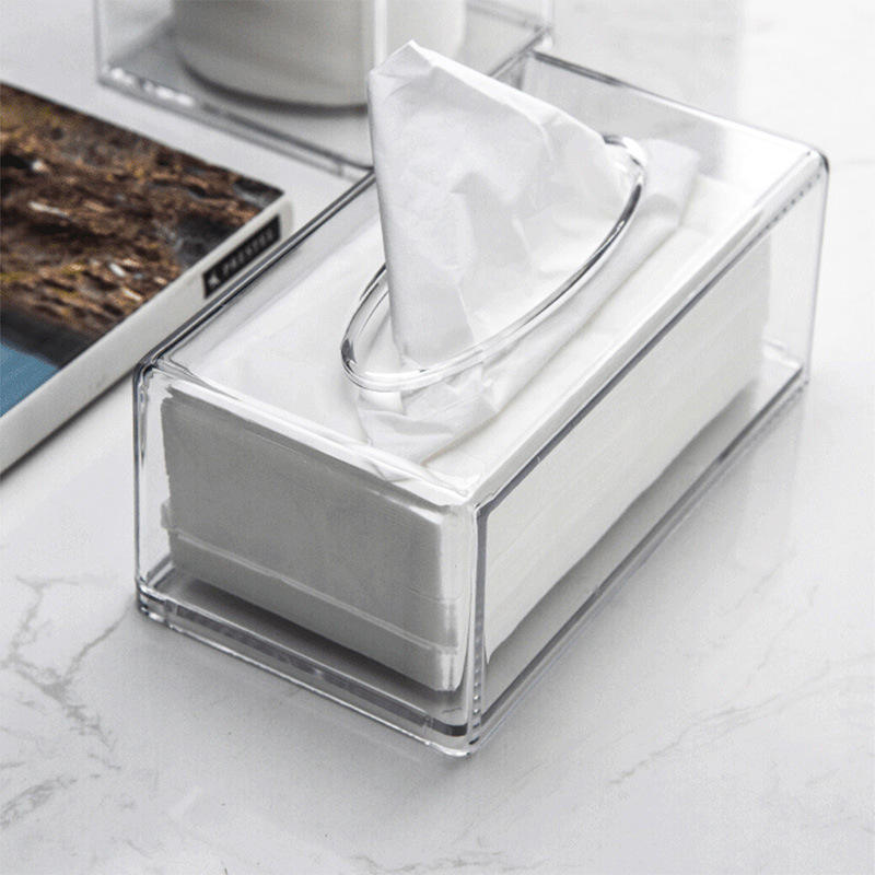 Transparent Tissue Storage Box